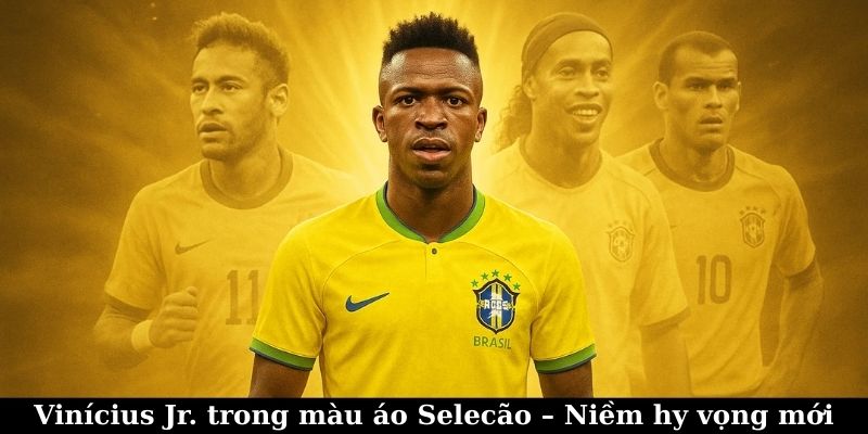 Vinícius Júnior: Hành Trình Từ Brazil Đến Đỉnh Cao Châu Âu 5 Vinícius Jr. trong màu áo Selecão – Niềm hy vọng mới